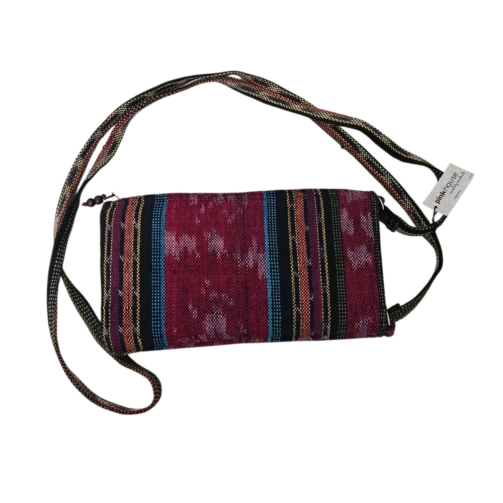 NWT Pink House Boho Phone Crossbody Holder.